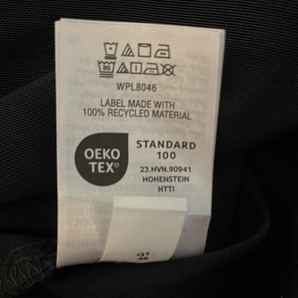 Sz 12P INC International Concepts Black Flare-Leg Pants - Picture 5 of 8